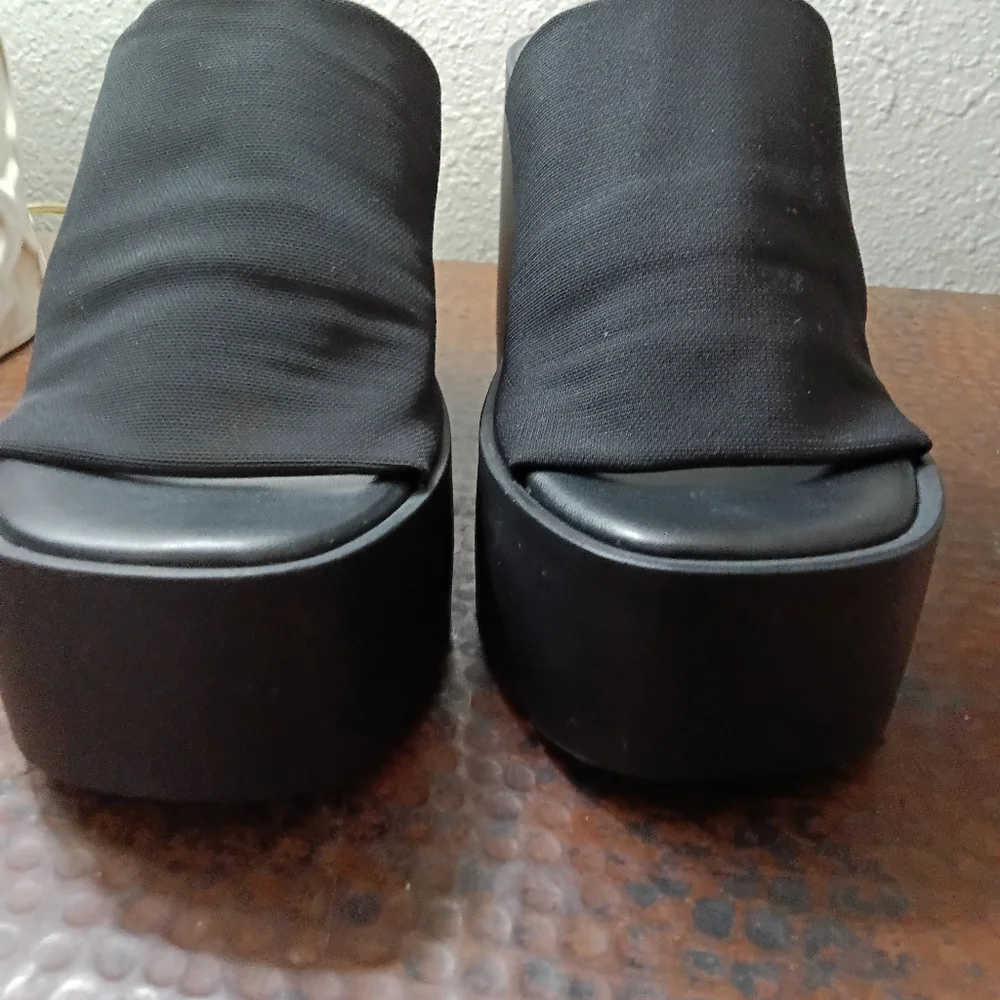 Steve Madden Sz. 39(8.5) Black Sami Platform Sandal